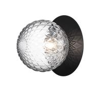 Plafonnier Nuura Liila 1, Grand , Noir/ Transparent