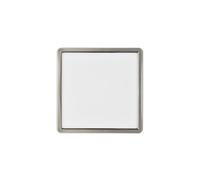 Plafonnier OJA 29 3000/4000K 3-Step Matière plastique Brossé Nickel, H.2.5 - IP20 - LED Module / Intérieur