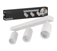 Plafonnier orientable 3 spots LED MALGA GU10 IP20 Blanc EDO SOLUTIONS