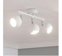 Plafonnier Orientable Aluminium Ates 3 Spots Blanc