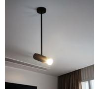 Plafonnier Orientable En Forme De Spot Noir GU10