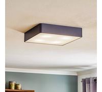 Plafonnier Oro Argon, dimmable, gris, Salon / Salle à manger, Métal, Moderne, Plafonnier