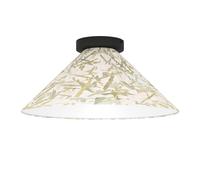 Plafonnier OXPARK E27 1X25W en acier noir D420mm