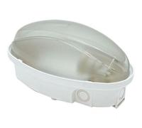 PLAFONNIER PANDA MIDI OVALE 12W DÔME POLYCARBONATE OPALE IP65 62720 62720L