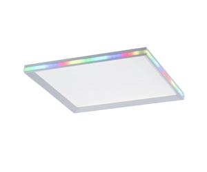 Plafonnier Panneau effet arc-en-ciel dimmable Lampe de salon LED Plafonnier à LED changeant de couleur, avec télécommande, 1x LED 32 W 1400Lm 2700-5000 Kelvin, L 45 cm