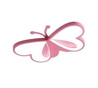 Plafonnier Papillon Créatif Et Adorable, À Intensité Variable, Led, Pour Chambre D'Enfant, À Fixer Au Ras Du Sol, Idéal Pour Chambre, Salon, Maternelle, Style Princesse, Lustre