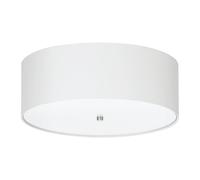 Plafonnier PASTERI E27 3X25W en acier nickel mat D475mm