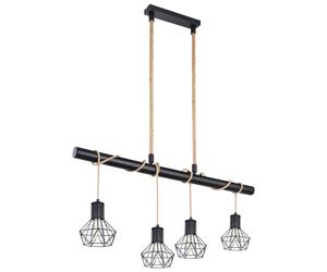 Plafonnier pendule app lampe cage à commande vocale DIMMABLE dans un ensemble comprenant des lampes LED RVB