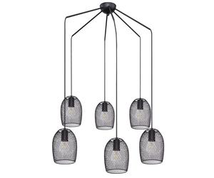 Plafonnier pendule tresse DIMMABLE lampe télécommande de salon dans un ensemble comprenant des ampoules LED RVB