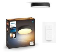Plafonnier - PHILIPS HUE - Enrave Small - Noir - LED - Intérieur