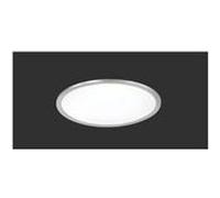 Plafonnier phoenix nickel mat 1x25w smd led d45
