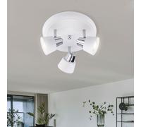 Plafonnier Place Rondell Lampe de Chambre 3-lammig Spots Réglable Blanc GU10