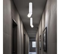 Plafonnier Luminaire de Salon Spot LED Mobile Aluminium H 23 CM 2x