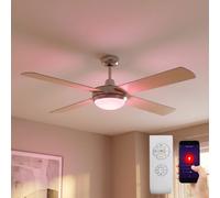 Plafonnier Plafond Schlafzimmerleuchte 3 Niveaux RGB LED Télécommande