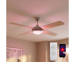 Plafonnier Plafond Schlafzimmerleuchte 3 Niveaux RGB LED Télécommande