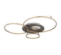 Plafonnier plafonnier anneaux lampe de cuisine variateur télécommande minuterie CCT LED