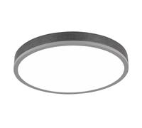 Plafonnier plafonnier chambre bois clair 1 panneau lumineux LED D 45 cm