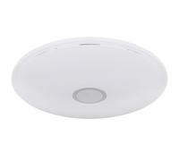 Plafonnier Plafonnier de salon, App et commande vocale CCT Timer RGB changeur de couleur, LED 30W 2400Lm blanc chaud-blanc froid, DxH 50x6,5cm
