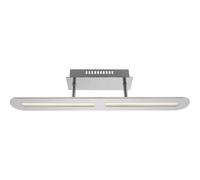Plafonnier LED salon salle à manger éclairage lampe chromée Globo 68057D
