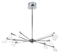 Plafonnier Plafonnier Eclairage Lampe Chrome Verre Esto JASMINA 998085-10