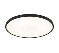 Plafonnier plafonnier lampe de couloir lampe de salon noir rétroéclairage LED D 40cm