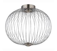 Plafonnier plafonnier lampe de couloir LED grille lampe de salon chrome D 50 cm