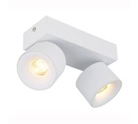 Plafonnier plafonnier lampe de salon 2 lampes orientable LED L 20,5 cm