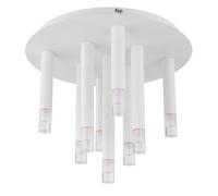 Plafonnier plafonnier lampe de salon 9 flammes lampe de salle à manger blanc D 34 cm