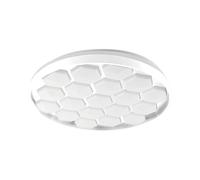 Plafonnier plafonnier lampe de salon blanc dimmable télécommande LED D 49 cm