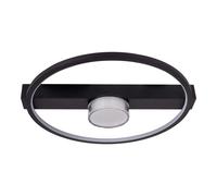 Plafonnier plafonnier lampe de salon dimmable LED lampe de couloir noir L 40 cm