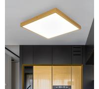 Plafonnier plafonnier lampe de salon lampe de chambre laiton LED 35x35 cm