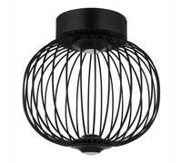 Plafonnier plafonnier lampe de salon lampe de chambre noire LED D 30 cm