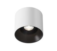 Plafonnier plafonnier lampe de salon lampe de couloir métal blanc rond LED