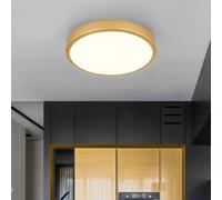 Plafonnier plafonnier lampe de salon LED métal laiton rond D 25 cm