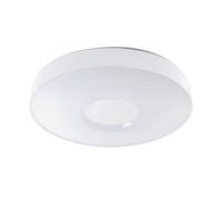 Plafonnier plafonnier lampe de salon télécommande variateur LED blanc D 49,5 cm