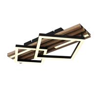 Plafonnier plafonnier lampe en bois lampe de salon LED 3 niveaux L 47,5 cm