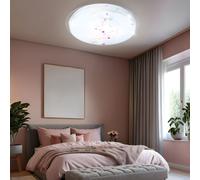 Plafonnier Plafonnier lampe ronde verre rond chrome lampe lumière