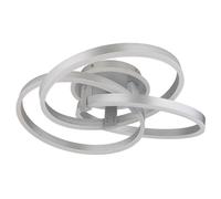 Plafonnier plafonnier LED lampe de salon lampe de salle à manger, métal aluminium, fonction mémoire télécommande CCT dimmable, 56W 2700lm 3000-6000K, L 60 cm