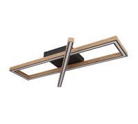 Plafonnier plafonnier LED luminaire de salon noir mat rotatif