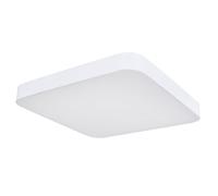 Plafonnier plafonnier LED télécommande dimmable changement de couleur fonction mémoire rétroéclairage circuit CCT, métal, 48W 2500lm 3000-6000K L 73 cm