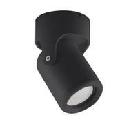 Spot de plafond noir Ø 7,6 cm petit 1-flamme GU10 orientable orientable Plafonnier cuisine couloir spot de plafond salon
