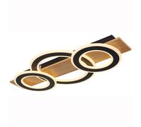 Globo Lighting Jayden plafonnier 1x50 W blanc-noir-bois 48038-50