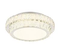 Plafonnier plafonnier salle à manger lampe variateur télécommande cristaux LED 40cm