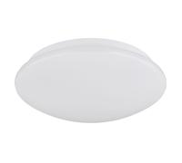 Plafonnier plafonnier salle à manger rond blanc mat 1 ampoule LED D 40 cm