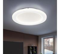 Plafonnier plafonnier salon LED effet pied en cristal D 30 cm 