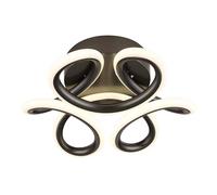 Plafonnier plafonnier salon luminaire design lampe anthracite LED D 26 cm