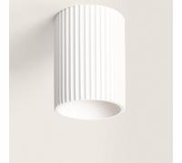 LEDKIA LIGHTING Plafonnier Plâtre Colum pour chambre, salon, cuisine Blanc