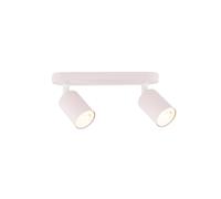 Plafonnier Pour Chambre D'Enfant Rose L: 35 Cm Petit Orientable Métal 2x GU10