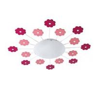 Plafonnier pour enfant VIKI 1 1 ampoule rose Rose G