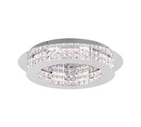 Plafonnier PRINCIPE LED 10X3,15W en acier chrome D500mm